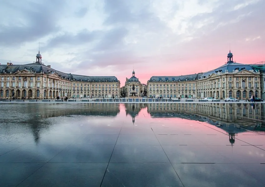 bordeaux, sunset, sky