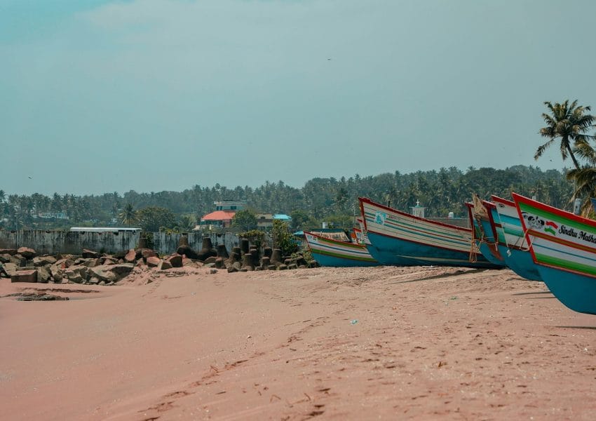 beach, boats, coast, thiruvananthapuram, trivandrum, kerala, india, vizhinjam port, kerala beach, sand, shore, palm trees, tropical, nature, thiruvananthapuram, thiruvananthapuram, thiruvananthapuram, thiruvananthapuram, thiruvananthapuram